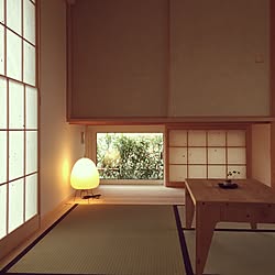 部屋全体/行灯/和室の吊押入。/シーエッチ建築工房/障子...などのインテリア実例 - 2016-08-24 16:10:50