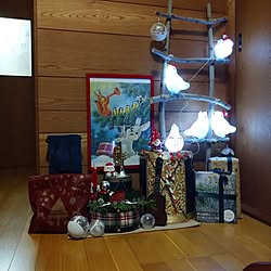 玄関/入り口/クリスマス/100均/生活感ﾀｯﾌﾟﾘ/昭和40～50年築...などのインテリア実例 - 2023-12-21 19:05:30