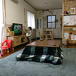 部屋全体/こどもと暮らす。/ディアウォール DIY/急にpic消去しますm(_ _)m/消去はｺﾒﾝﾄ返信後❤️...などのインテリア実例 - 2019-03-22 17:26:09