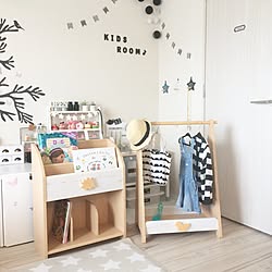 棚/キッズインテリア/キッズスペース/子供部屋/ホワイトインテリア...などのインテリア実例 - 2017-07-16 10:21:07