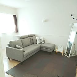 部屋全体/こどもと暮らす。/賃貸でも諦めない！/賃貸でも楽しく♪/カラーボックス...などのインテリア実例 - 2017-07-13 22:28:16