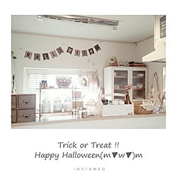 キッチン/ハロウィン/cafe風/TODAY'S SPECIAL/カフェ風...などのインテリア実例 - 2015-10-05 10:02:45