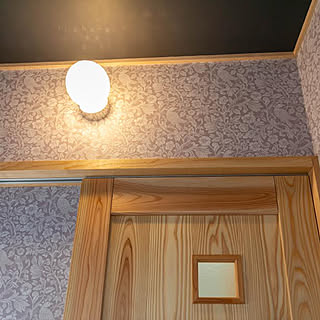 トイレのクロス/移住生活/移住組/施主支給品を使う/施主支給...などのインテリア実例 - 2022-02-24 09:07:29