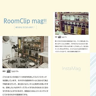 キッチン/キッチン収納/1×4材/RoomClip mag/賃貸でも楽しく♪...などのインテリア実例 - 2017-02-04 13:43:22