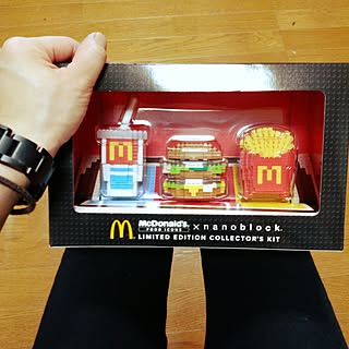 部屋全体/マクドナルド/nanoblock/同じポーズになかなかの苦戦…/ツボ友♡のインテリア実例 - 2016-04-08 16:50:14