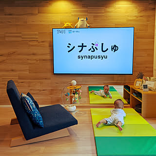 リビング/子育て中/エコカラット/ナチュラルインテリア/フランネルソファ...などのインテリア実例 - 2020-05-26 21:26:59