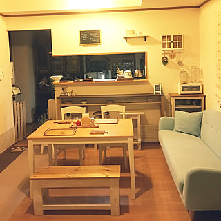 部屋全体/フェイクグリーン/同じような写真ばかりで、ごめんなさい…/おうちカフェ/かご...などのインテリア実例 - 2018-12-12 17:14:15