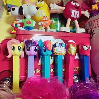 PEZ/マイリトルポニー/アメトイ/m&m's/コレクションのインテリア実例 - 2017-02-19 22:58:03