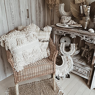 Boho Style/ホワイトインテリア/モロッコ雑貨/ZARA HOME/パームリーフ...などのインテリア実例 - 2020-09-17 22:16:21