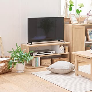 グリーンのある暮らし/テレビボード/インテリア/SHIRAISTORE/組立家具...などのインテリア実例 - 2022-07-04 14:47:19