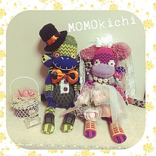 ⑩オーダー受付中❤︎ソックモンキーMOMOkichi せまかっ