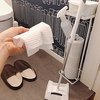 towerトイレットペーパーホルダー/グラハムアンドブラウン/トイレ掃除/クイックルミニワイパー/クイックル...などのインテリア実例 - 2021-08-24 11:23:16