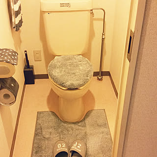 バス/トイレ/HOMECOORDY/しまむら/DAISOスリッパ/TOILET フタカバー...などのインテリア実例 - 2019-05-06 10:37:38