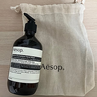 洗面台周り/ローズマリー/イソップハンドソープ/イソップ aesop/ハンドソープ...などのインテリア実例 - 2023-05-14 16:21:19