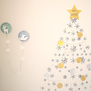 ベッド周り/クリスマス/100均/一人暮らし/seria...などのインテリア実例 - 2016-12-21 18:58:22