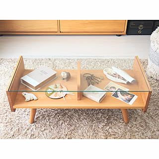 MOMO natural(モモナチュラル)のCOMO 2WAYローテーブル。アルダー材の