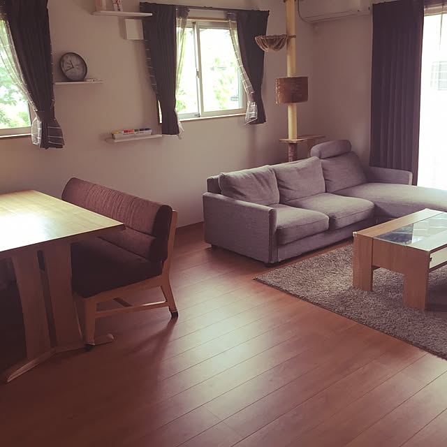 部屋全体/キャットタワー/ソファー/ソファ/ダイニングテーブル...などのインテリア実例 - 2015-05-18 13:04:18