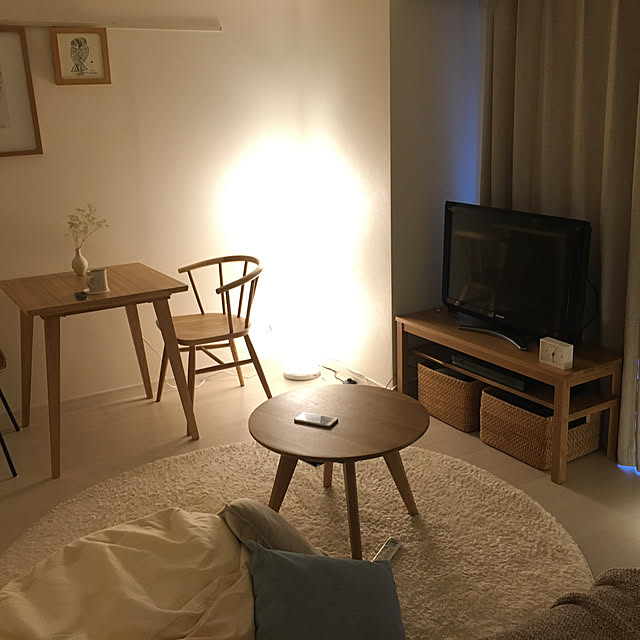 北欧/ナチュラル/一人暮らし/無印良品/照明...などのインテリア実例 - 2020-09-27 12:06:12
