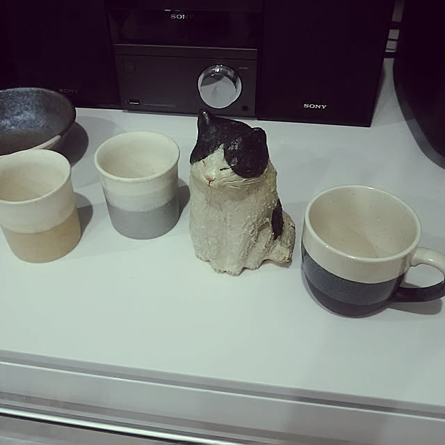 信楽焼/カップボード/湯呑み/マグカップ/猫...などのインテリア実例 - 2017-10-10 12:36:03