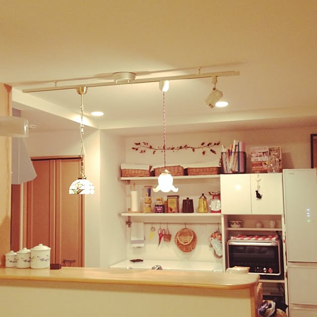 キッチン/カウンターキッチン/IKEA/ナチュラルキッチンのインテリア実例 - 2014-05-15 21:02:24