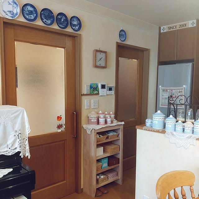 リビング/わが家のドア/カントリー好き♥/庭の雑貨のインテリア実例 - 2025-11-16 13:48:34