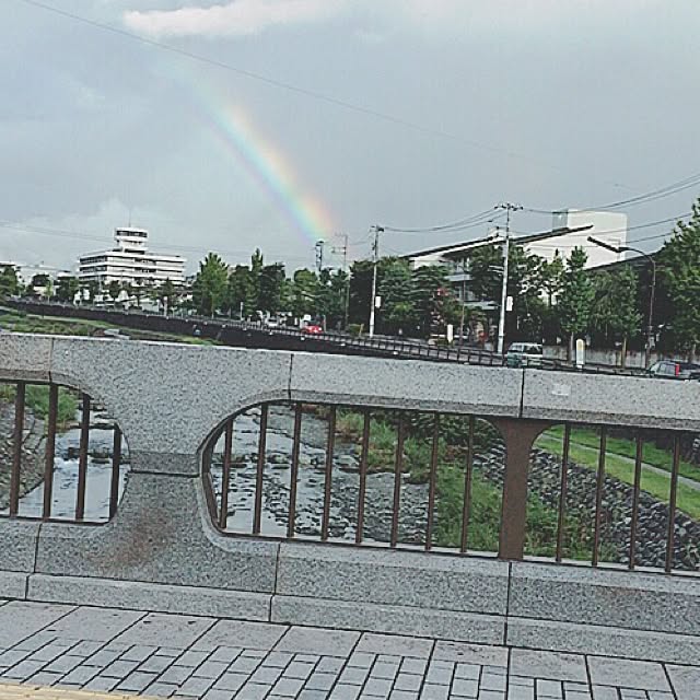 インテリアじゃなくてすみません/良い日になぁれ♡/虹♡/おはようございます+*。/アホ仲間(⍢︎)...などのインテリア実例 - 2016-09-04 07:22:49