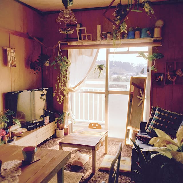 部屋全体/団地/6畳/DIY/観葉植物...などのインテリア実例 - 2016-02-24 15:04:39