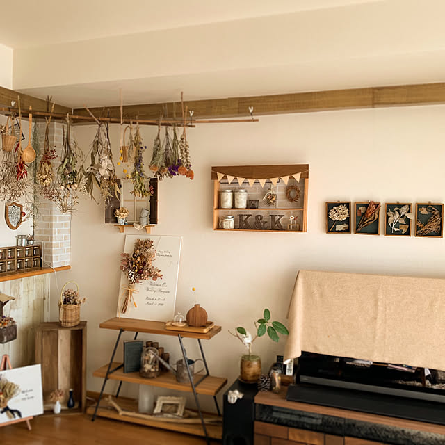 DIY/雑貨/ハンドメイド/ナチュラル/ドライフラワー...などのインテリア実例 - 2019-07-03 21:11:15