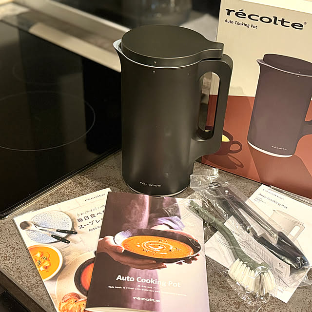 キッチン/ブラックインテリア/ブラック家電/recolte自動調理ポット/recolte...などのインテリア実例 - 2024-10-08 23:00:41