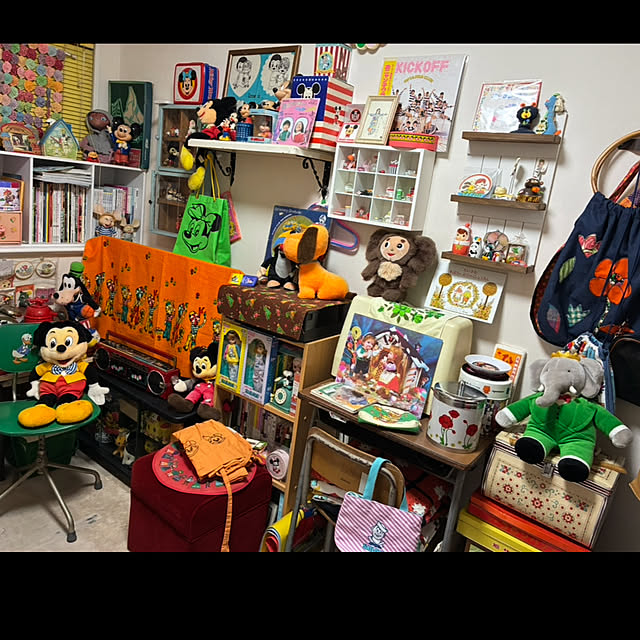 部屋全体/レトロ/雑貨/昭和/レトロポップ...などのインテリア実例 - 2026-04-03 17:00:41