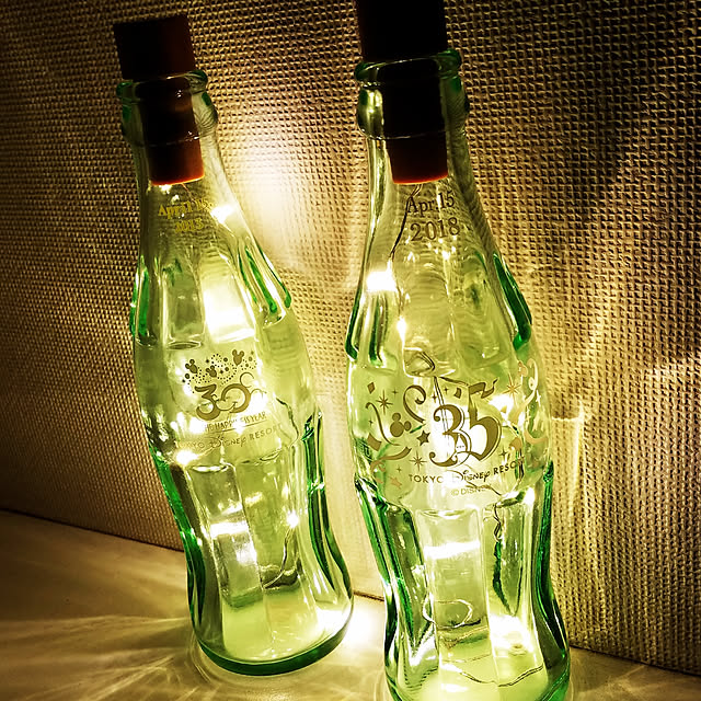 コカコーラ コカコーラの瓶の商品を使ったおしゃれなインテリア