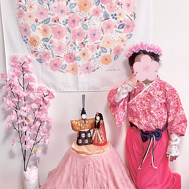 部屋全体/ひな祭り/かわいい/桜/フェイクフラワー...などのインテリア実例 - 2025-03-02 15:24:34