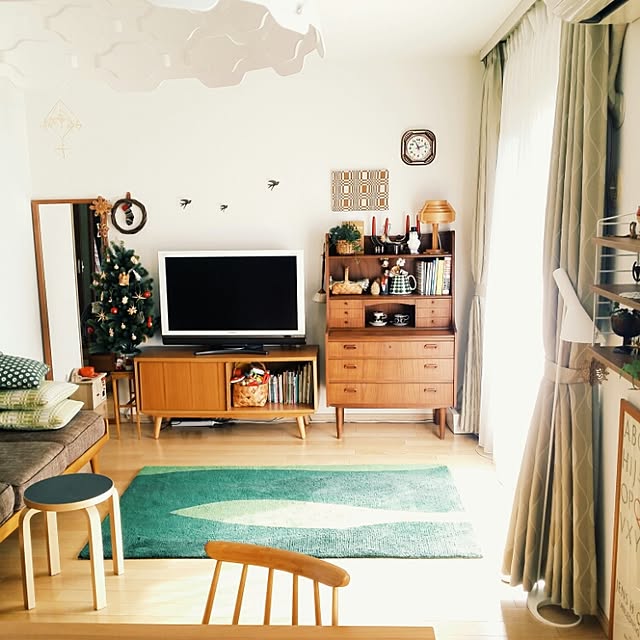 unico 北欧ヴィンテージ家具の商品を使ったおしゃれなインテリア実例  