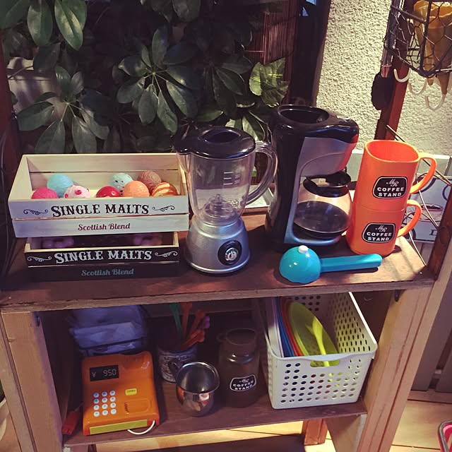 棚/裏側/Coffeestand/カフェ風/子供のインテリア実例 - 2015-07-03 20:06:20