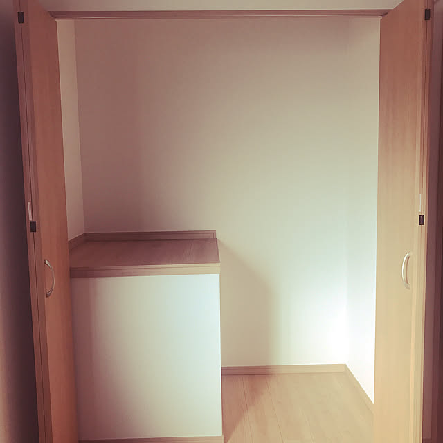 棚/山善頑丈つっぱりラックモニター応募/新築マイホーム/新築一戸建て/家購入！のインテリア実例 - 2017-11-17 14:29:58