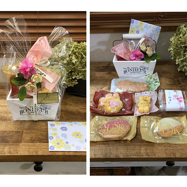 春の焼菓子/yukarimamaちゃんの素敵便/リビングのインテリア実例 - 2019-03-10 19:11:28