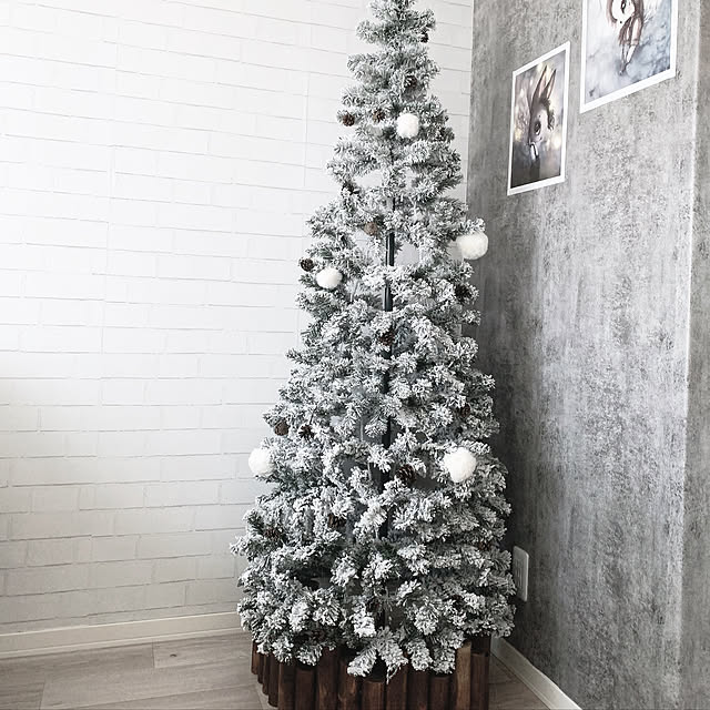 ヌードツリー/クリスマスツリー/クリスマス/モノトーンインテリア/北欧インテリア...などのインテリア実例 - 2020-11-25 01:10:55