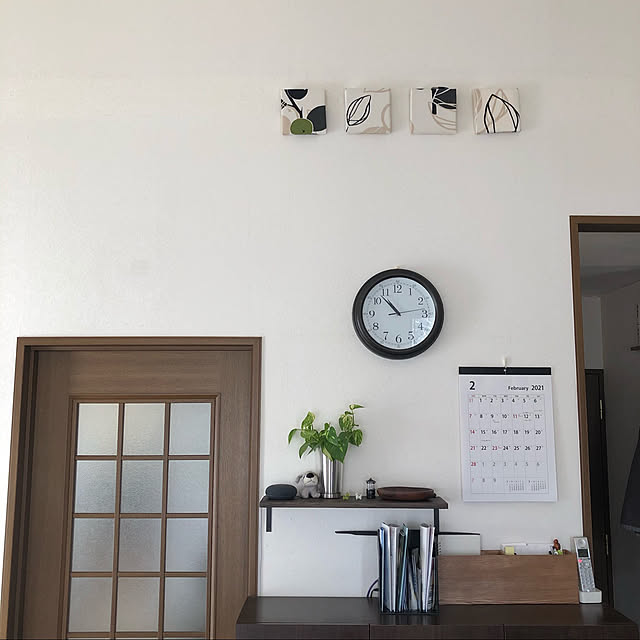 IKEA/100均/DIY/ファブリックパネル/ニトリのスリッパスタンド...などのインテリア実例 - 2021-02-07 11:03:19