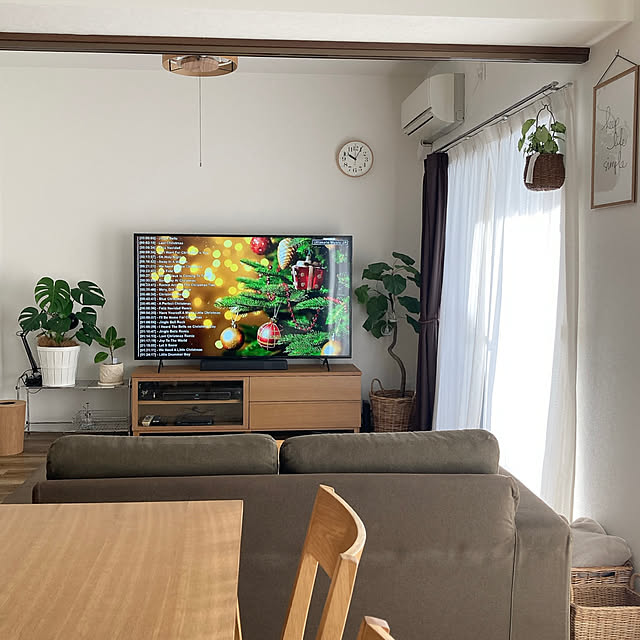 部屋全体/賃貸マンション/テレビボート/無印良品/IKEA...などのインテリア実例 - 2024-12-11 11:24:46