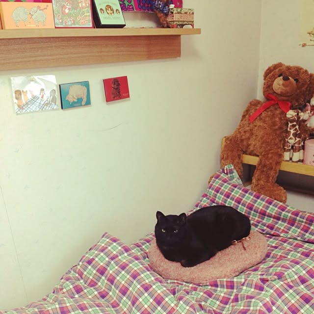 ベッド周りのインテリア実例 - 2014-06-01 13:09:49