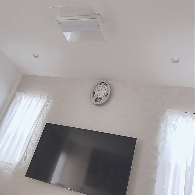 65型TV/電波時計/ホワイトインテリア/ホワイト/注文住宅...などのインテリア実例 - 2019-03-07 09:51:34