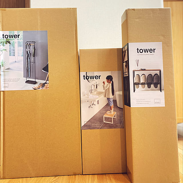 puripurieのtower-【正規販売店】タワー 踏み台 5158 5159 ホワイト ブラック tower 山崎実業 TF-33234の家具・インテリア写真