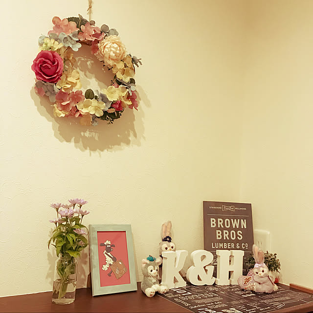 シンプルですが。/しょーもなくてすいません(笑)/ナチュラル/ハンドメイド/玄関/入り口のインテリア実例 - 2020-05-04 21:03:39