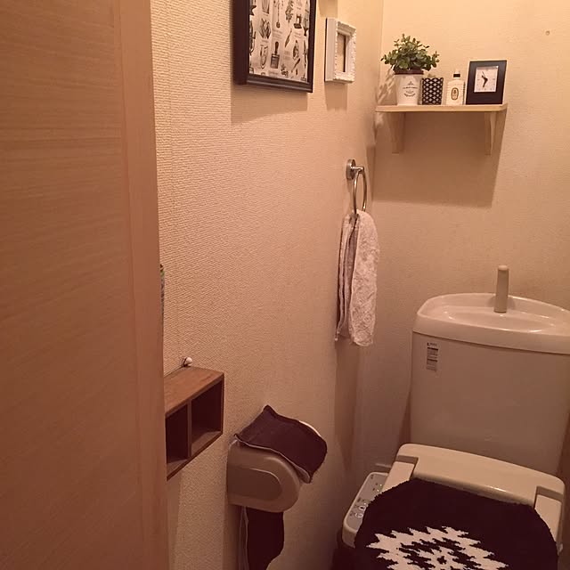 バス/トイレ/100均/モノトーンのインテリア実例 - 2017-02-10 21:59:28
