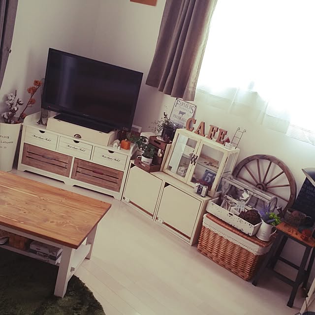 部屋全体/salut!/手作り/ironｽﾂｰﾙ/Annie...などのインテリア実例 - 2014-06-15 16:04:55