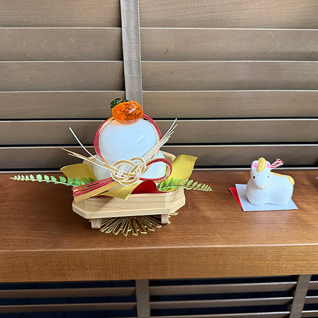 棚/ガラスの鏡餅/お正月インテリア/お正月/お餅...などのインテリア実例 - 2026-01-12 06:40:19