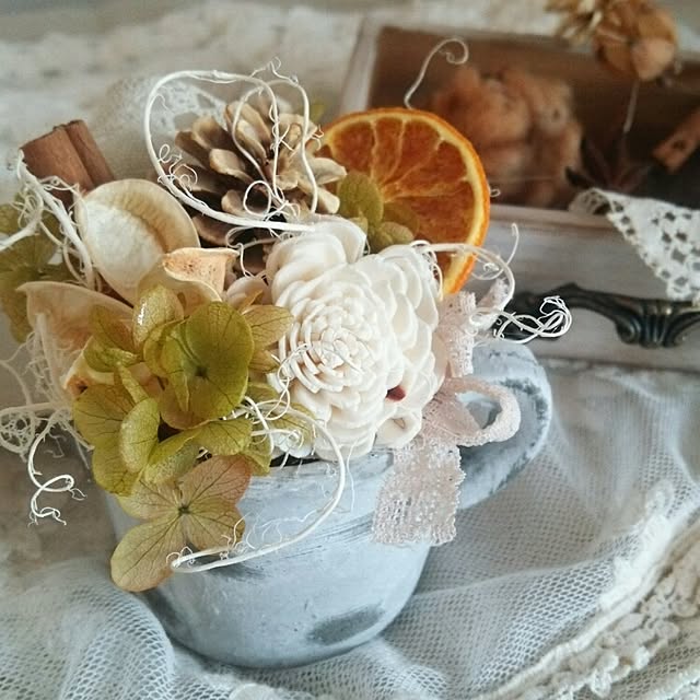 机/手作り/紫陽花/ハンドメイド/雑貨...などのインテリア実例 - 2015-04-05 09:54:07