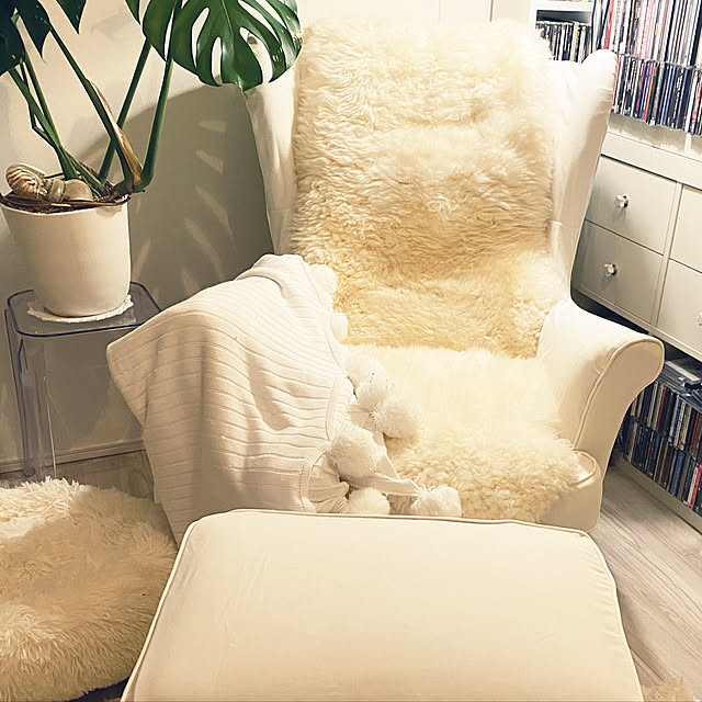 Bemz カスタムチェアカバー/IKEA strandmon/仕事部屋/white interior/白が好き...などのインテリア実例 - 2021-11-11 20:04:45