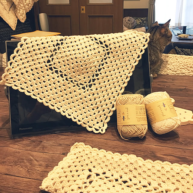 グラウニースクエア かぎ針編み こたつカバー マルチカバー グラウニースクエア かぎ針編み こたつカバー マルチカバー