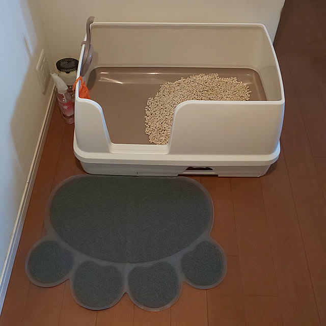 部屋全体/猫トイレ置き場/デオトイレ快適ワイド/猫のいる暮らし/猫のいる日常...などのインテリア実例 - 2019-09-29 13:16:28